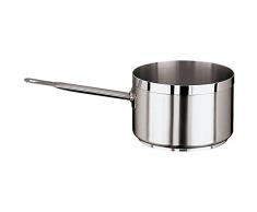Paderno World Cuisine Grand Gourmet Stieltopf aus Edelstahl, 1 l 11 1/2QT silber