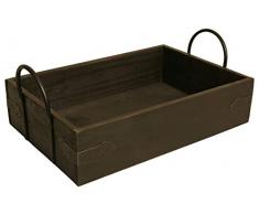 Wald Imports Serviertablett aus Holz 12 Inch braun