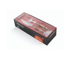 Arcos Steakmesser Set, Edelstahl, Braun, Estandar