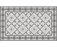 Splash Tokyo Teppich, Vinyl, grau, 200 x 120 x 0,15 cm