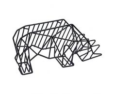 Office Works Büro funktioniert, Rhino Geo Draht Schreibtisch Organizer und Memo Halter, 21,6 cm, schwarz