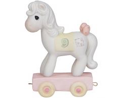 Precious Moments, Being Nine is Just Divine, Geburtstagszug 9 Jahre, Porzellanfigur, 142029