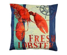 Gravel Dekokissen Cotton, Mehrfarbig, 43 x 43 cm