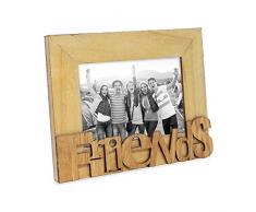 Isaac Jacobs Holz Sentiments Friends Bilderrahmen, Foto Geschenk für Freunde, Display auf Tischplatte, Schreibtisch 4x6 natur