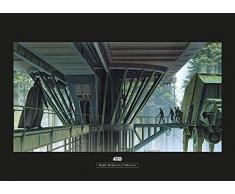 Komar Wandbild Star Wars Classic RMQ Endor Dock | Kinderzimmer, Jugendzimmer, Dekoration, Kunstdruck | ohne Rahmen | WB136-70x50 | Größe: 70 x 50 cm (Breite x Höhe)