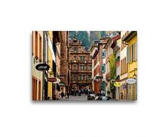 Premium Textil-Leinwand 45 x 30 cm Quer-Format Heidelberg-Altstadt - Haus Ritter | Wandbild, HD-Bild auf Keilrahmen, Fertigbild auf hochwertigem Vlies, Leinwanddruck von Thomas Seethaler Fotografie