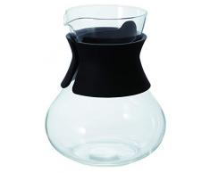 Hario Tea Decanter TDC-50-B Teekanne ohne Griff, Glas, Schwarz