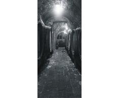 AG Design FTV 0294 Weinkeller, Papier Fototapete - 90x202 cm - 1 Teil, Papier, multicolor, 0,1 x 90 x 202 cm