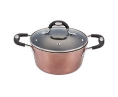 San Ignacio Pandora Kochtopf, geschmiedetes Aluminium, Kupfer, 20 cm