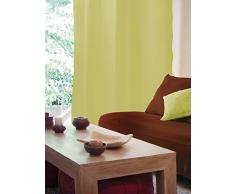 Soleil docre Ösenvorhang OCCULTANT 140x240 cm Anis