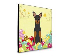 Carolines Treasures Wanddekoration Ostereier, Manchester Terrier, Mehrfarbig