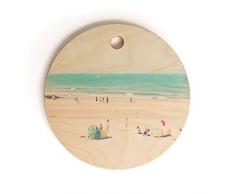 Society6 Ingrid Beddos Summer Haze Schneidebrett, 40,6 x 26,7 x 1,3 cm, 1,3 kg, mehrfarbig 11.5 x 11.5 mehrfarbig