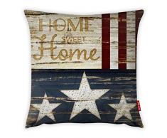 Bonamaison Dekorativ Kissenhülle, Kissenbezug, Zierkissenbezug, Wohnkultur, Für Sofa, Kaffeestube, Größe: 45X45 cm - Entworfen und hergestellt in der Türkei