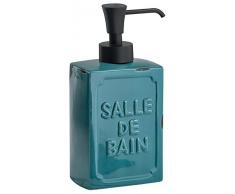 Gedy Vivienne Seifenspender, Keramik, Blau, Einheitsgröße