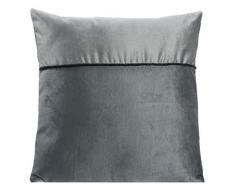 Eurofirany Kissenbezüge Kissenhüllen Couchkissenbezüge Sofakissenbezüge Dekorationskissen Doppelpack 2er Set Kopfkissenbezüge Dekokissen Sitzkissen Fellimitat, Blau, 45X45 cm, 2