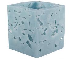 Magic Candle World Lanterns Glitzer Kollektion Laterne mit zerkleinerten Glas Stückchen. Windlichter aus Wachs. Wiederverwendbar.Teelichtlaterne.