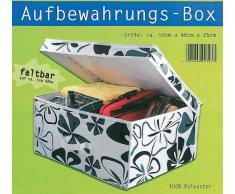 My Home Aufbewahrungsbox s/w Blume