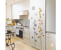 Ambiance-Live Wandtattoo Elegante sand und grau Bäume Wandtattoos