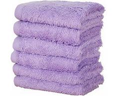 Harbormill Waschlappen, Baumwolle, Lila, 6 Stück