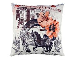 Gravel Dekokissen Cotton, Mehrfarbig, 43 x 43 cm