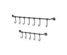 ELK Lighting 619885 Wandhaken, Eisen, Rustikal, 3 H x 24 W x 2.2 L