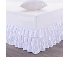 Sweet Home Collection Dekofigur mit DREI Rüschen, 35,6 cm lang Queen weiß