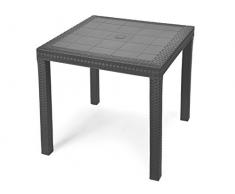 Bica Dallas Quadratischer Tisch, Harz, Anthrazit