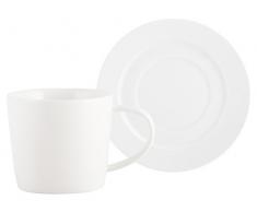 M von Mikasa Teetasse und Untertasse aus Porzellan, 250 ml (8 fl oz)