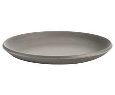 Kartell Trama Teller, Melamin, Grau, 27 x 2,8 cm, 4-Einheiten