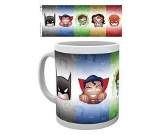 empireposter DC Comics - Emoji Justice League - Keramik Tasse - Größe Ø8,5 H9,5cm