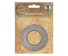 Blackboard Tape, Klebeband aus Tafelfolie, aufgerollt, ca. 2 cm x 5 m, selbstklebend, zur individuellen Beschriftung mit Kreide und Kreidemarkern