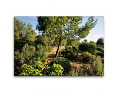 Premium Textil-Leinwand 120 x 80 cm Quer-Format SALENTO ein Streifzug durch versteckte Gärten | Wandbild, HD-Bild auf Keilrahmen, Fertigbild auf hochwertigem Vlies, Leinwanddruck von Rosina Schneider