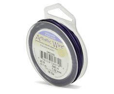 Beadalon Artistic, 18 Gauge Craft Wire, Orchid Color, 20 ft (6.1 m) Basteldraht, Orchidee