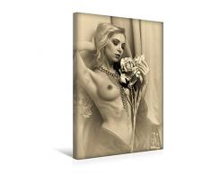 Premium Textil-Leinwand 30 cm x 45 cm hoch, Ein Motiv aus dem Kalender Bionda S. Erotische Momente | Wandbild, Bild auf Keilrahmen, Fertigbild auf echter Leinwand, Leinwanddruck (CALVENDO Menschen);CALVENDO Menschen