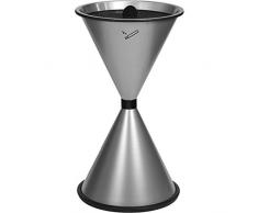 TKG 350037 Standascher Diabolo ø 405 mm 770 mm neusilber Kunststoff Stahlblech, Höhe: 770mm