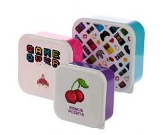 Puckator Set mit 3 Spieldosen, Mehrfarbig, 12 x 11 cm