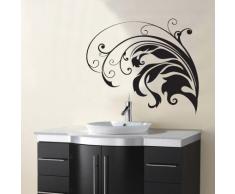 INDIGOS WG30314-61 Wandtattoo w314 Blatt Ranke Baum Pflanze Garten Wandaufkleber 120 x 103 cm, grün