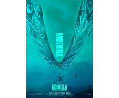 Kopoo Filmposter, Motiv King Ghidorah, 60 x 91,5 cm, 420 x 297 mm 24 x 36 (60 x 91.5 cm) Kaiju Poster005