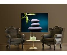 AG Design FTM 0823 Zen Steine, Papier Fototapete - 160x115 cm - 1 Teil, Papier, multicolor, 0,1 x 160 x 115 cm