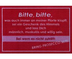 Rockbites Design 1012512010 Fußmatte, Polyamid, Schwarz, 40 x 60 cm