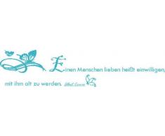 INDIGOS 4051719333657 Wandtattoo, Vinyl, türkis, 60 x 10 x 10 cm