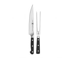 ZWILLING J.A. Henckels 38430-003 ZWILLING Pro Tranchiermesser und Gabel, 2-teiliges Set