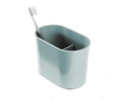 Umbra Step Zahnputzbecher, Zahnbürstenhalter und Becher für Make-Up Accessoires mit DREI Fächern, Meeresblau, normal