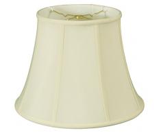 Royal Designs Lampenschirm mit Glocke, eierschalenfarben, 11 x 18 x 13.5