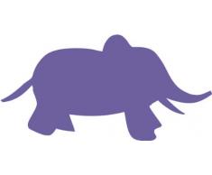 INDIGOS 4250380592343 Wandtattoo w050 Elefant Afrika 80 x 40 cm, violett
