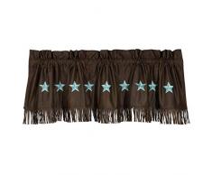 HiEnd Accents Laredo Sternenvorhang, 45,7 x 213,4 cm, Türkis