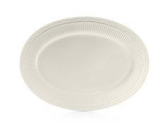 Mikasa Italienische Servierplatte, oval Oval 18-Inch weiß