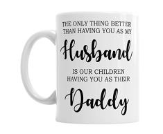 Gift Original Kaffeetasse für Vatertag, Ehemann, Papa, Geschenk