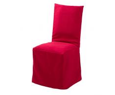MADURA Stuhlhusse, Falte Hohl Alpina Leuchtend rot
