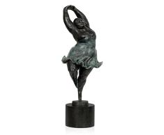 Arte Dal Mondo Ballerina Fatty Bronze Skulptur, Braun